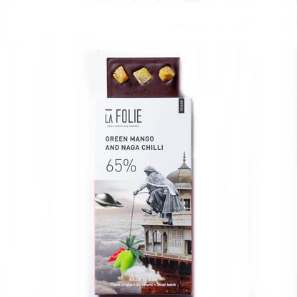 La Folie Green Mango And Naga Chilli Chocolate