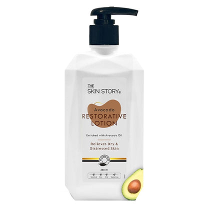 The Skin Story Avocado Moisturizing & Brightening Body Lotion For Dry Skin - Shea Butter Niacinamide