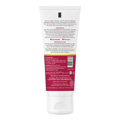 The Skin Story Oil Free Face Moisturizer For Oily Acne Prone Skin Hydrates Adds Glow - Niacinamide