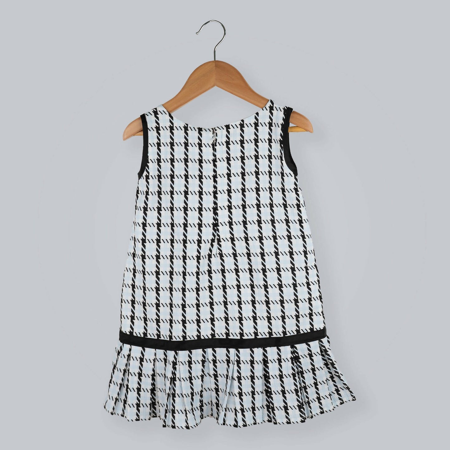 Pink Cow Fashions Box Print Dress With Bow