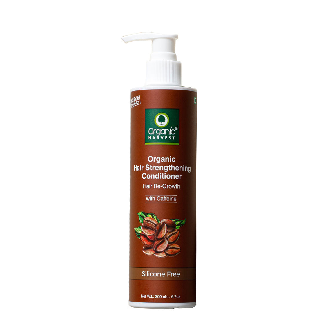 Organic Harvest Organic Hair Strengthening Conditioner Hair Re-Growth With Caffeine - 200 ml