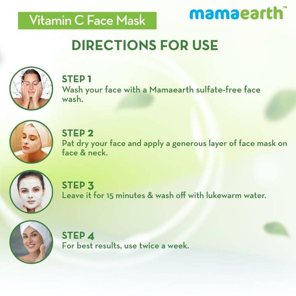 Mamaearth Vitamin C Face Mask For Skin Illumination - 100 gms