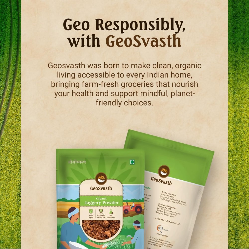 GeoSvasth Organic Jaggery Powder