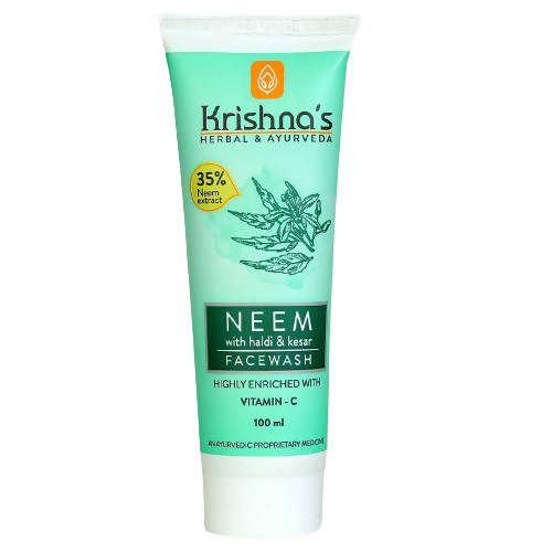 Krishna's Herbal & Ayurveda Neem Face Wash - 90 ml