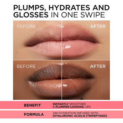 L'Oreal Paris Plump Ambition Hyaluron Lip Oil - 601 Worth It