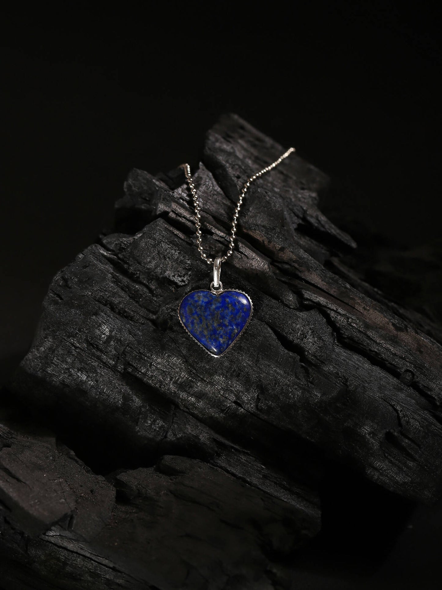 Women's Silver-Toned Blue Silver-Plated Handcrafted Chain - Ruby Raang