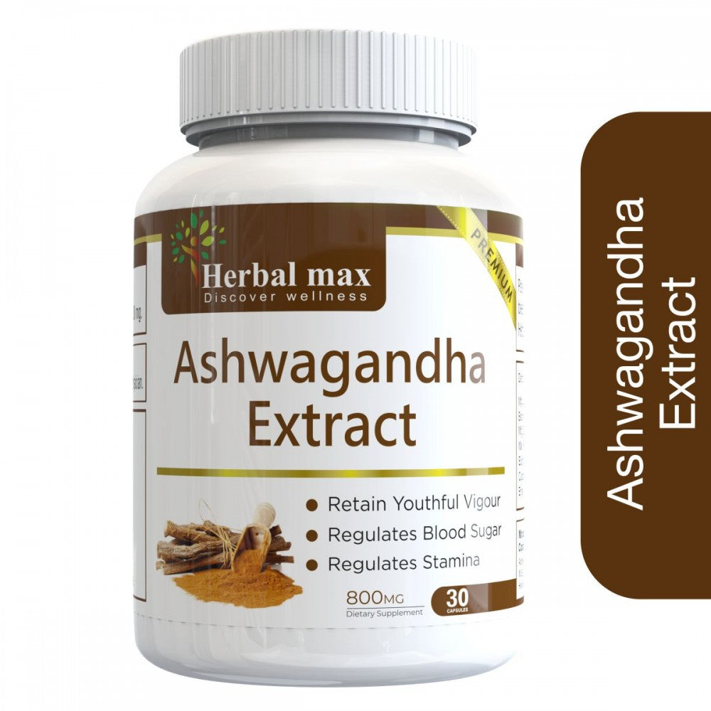 Herbalmax Ashwagandha Extract - 30 Capsules