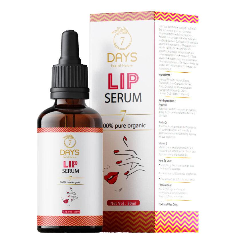 7Days Organic Lip Serum - 30 ml
