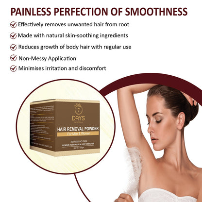 7Days Organic Pure Hair Remover For Women - 100 gms