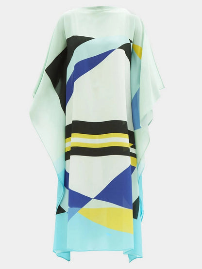 Beach Wear Chelsea Georgette Printed Kaftan J5648