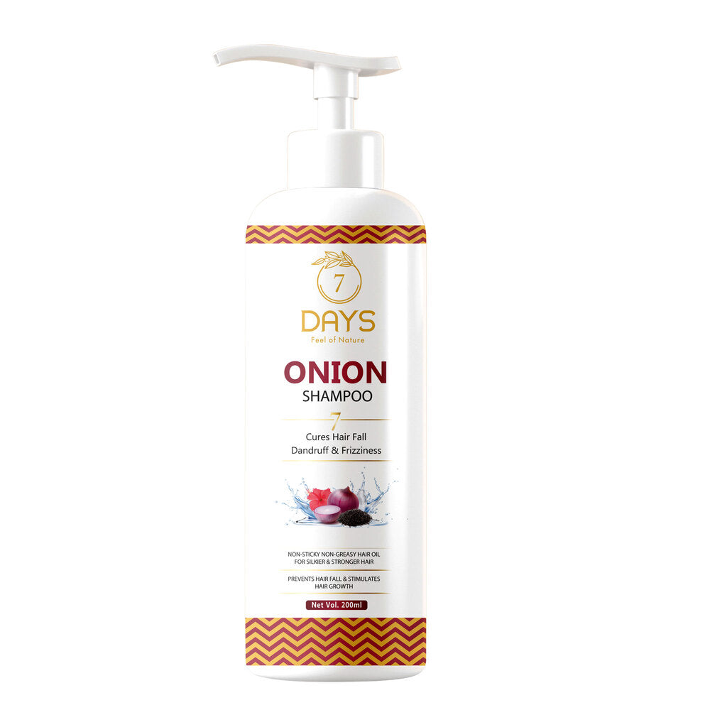 7Days Organic Onion Black Seed Hair Shampoo - 200 ml