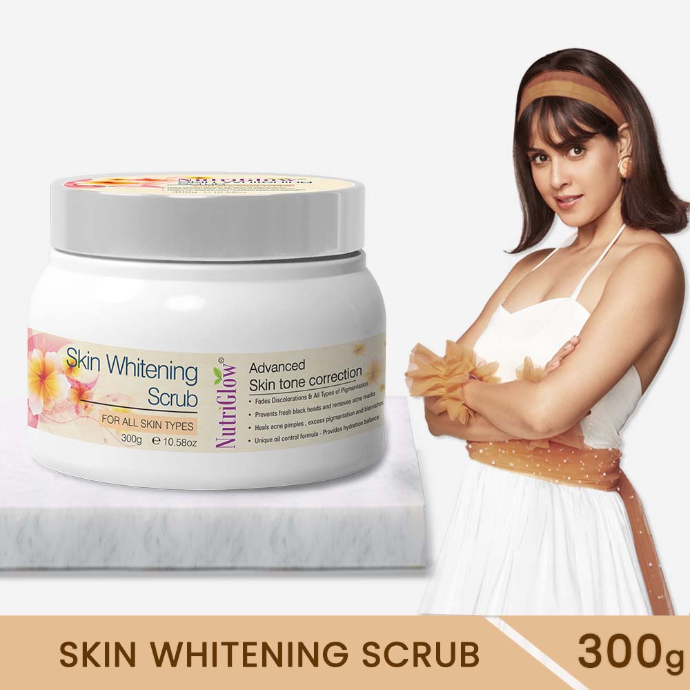 NutriGlow Skin Whitening Face Scrub - 300 gms