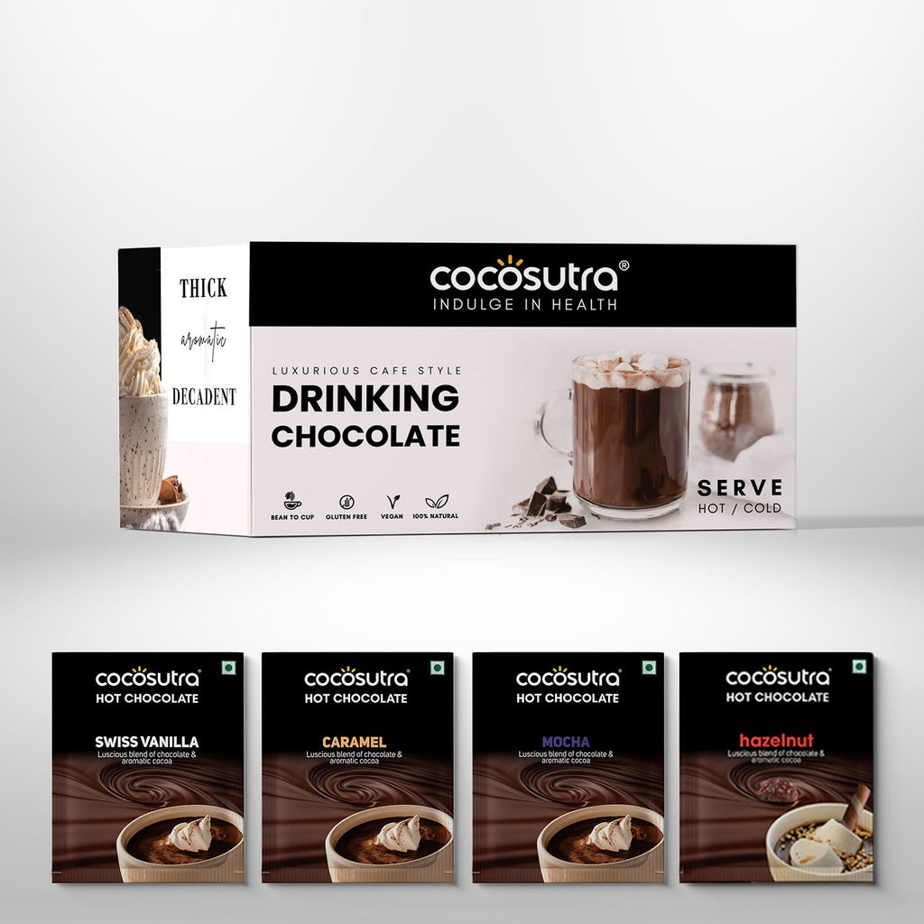 Cocosutra Hot Chocolate Travel Friendly Hamper 20 Pack - 400 gms