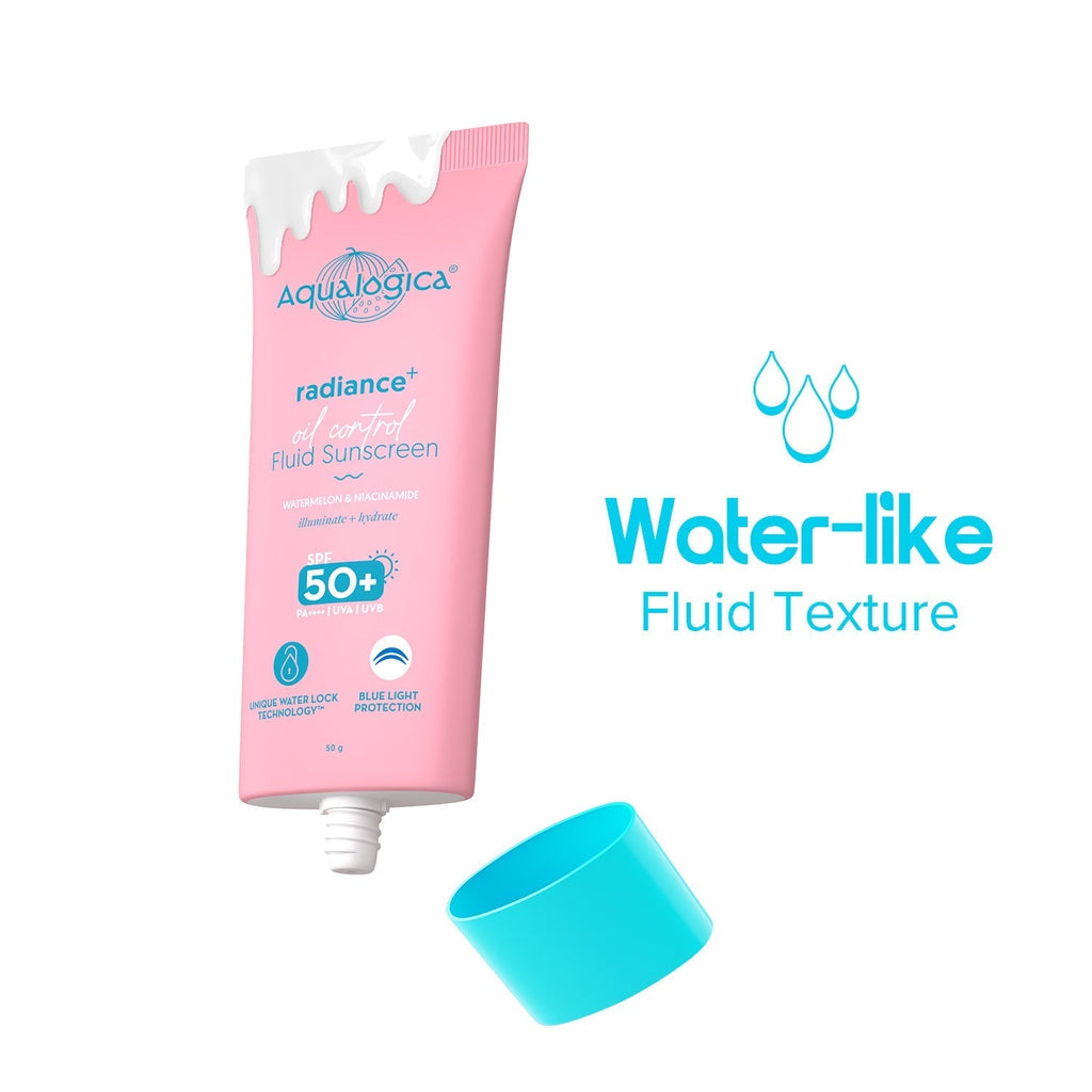 Aqualogica Radiance+ Oil Control Fluid Sunscreen - 50 gms