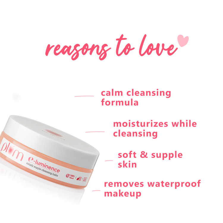 Plum E-Luminence Simply Supple Cleansing Balm - 90 GMS