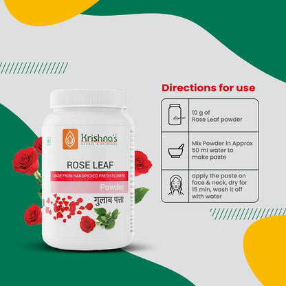 Krishna'S Herbal & Ayurveda Rose Leaf Powder
