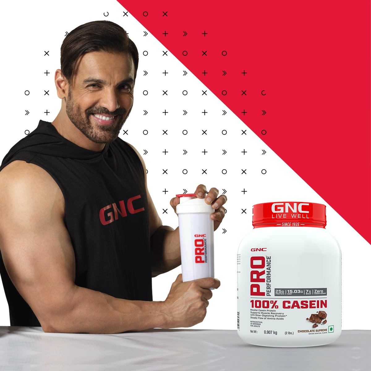 GNC Natural Casein Powder - 907 gms