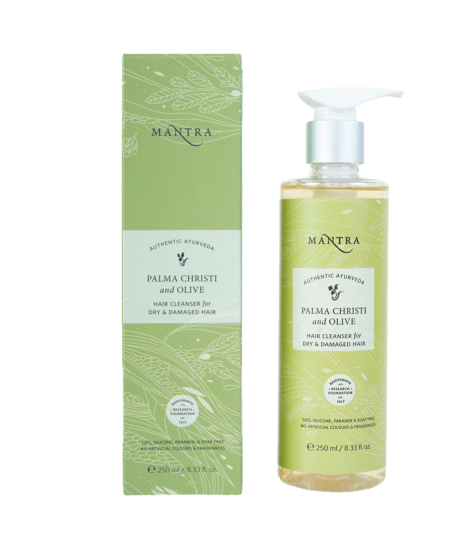 Mantra Herbal Palma Christi and Olive Hair Cleanser For Dry & Damaged Hair