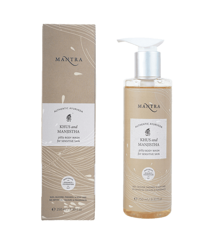 Mantra Herbal Khus and Manjistha Pitta Body Wash For Sensitive Skin -250 ml