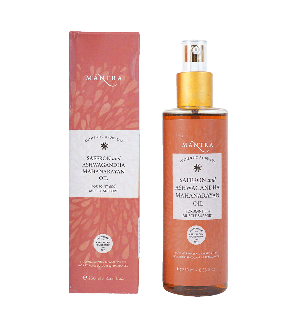 Mantra Herbal Saffron And Ashwagandha Mahanarayan Oil