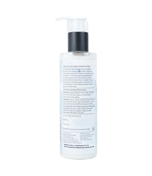 Mantra Herbal Lime And Olive Hair Conditioner For Dry & Damaged Hair For Men