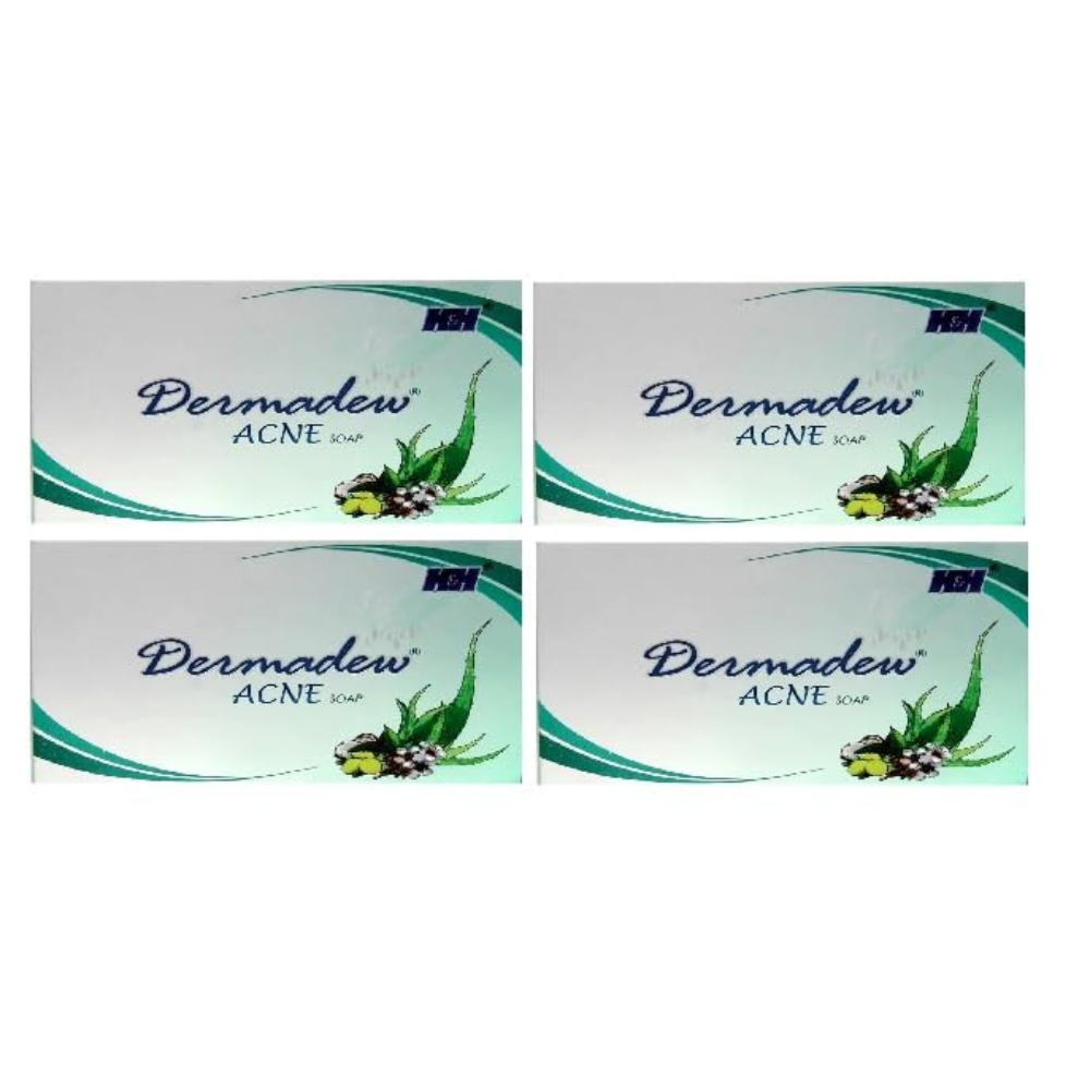 Dermadew Acne Soap - 75 Gms | Pack of 4