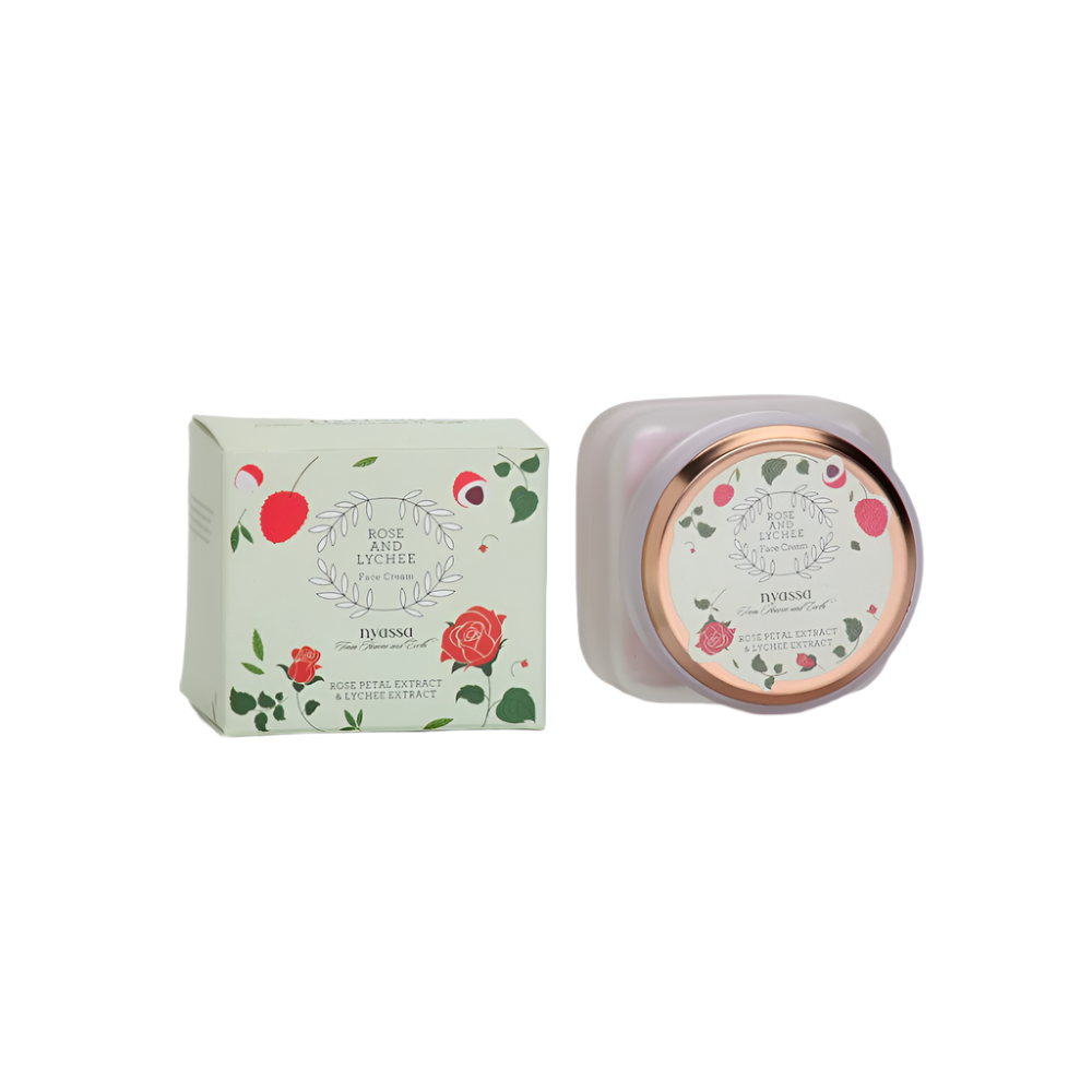 Nyassa Rose and Lychee Face Cream - 50 Gms