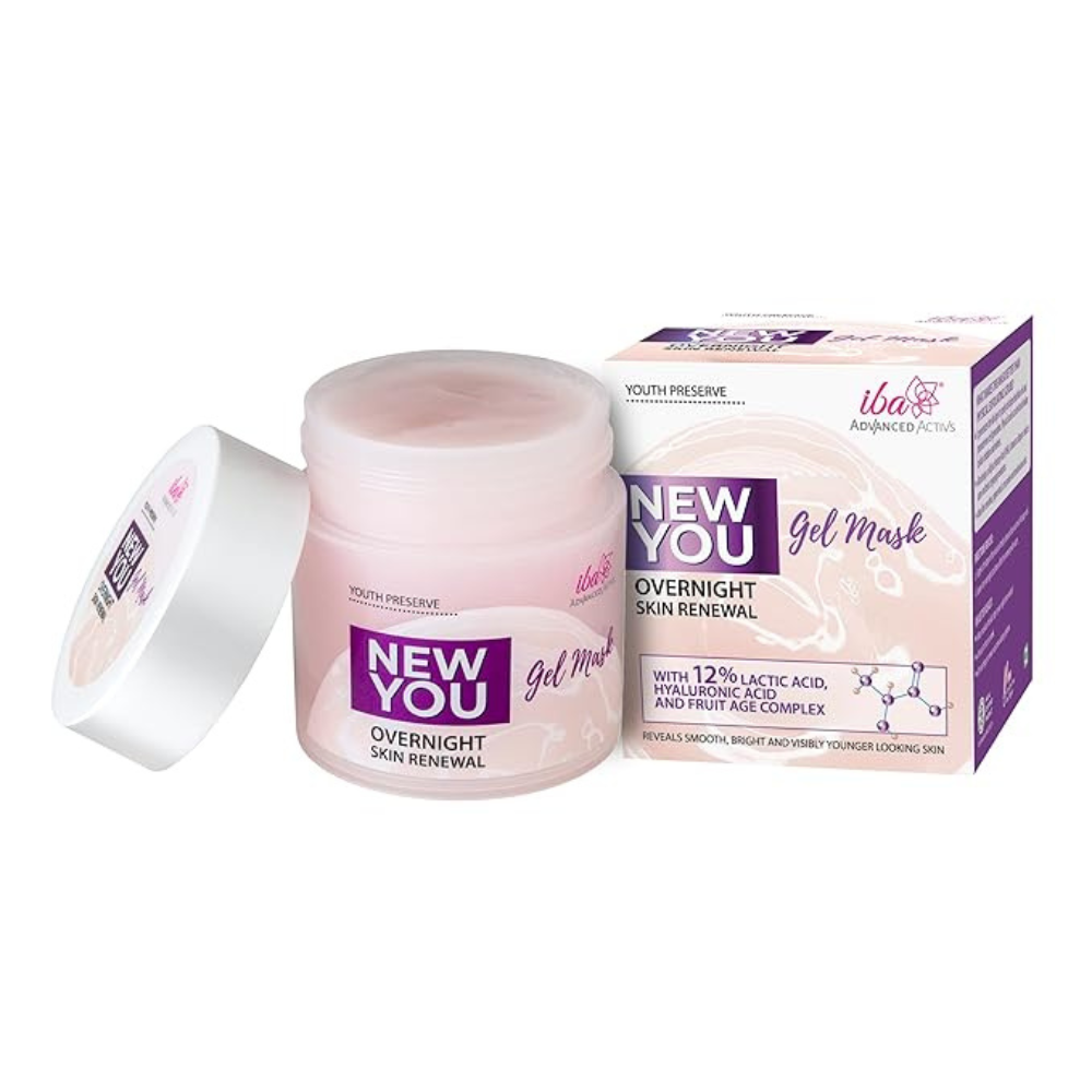 Iba Advanced Activs Youth Preserve New You Overnight Skin Renewal Gel Mask - 100 gms