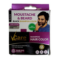 Vcare Moustache and Beard Black Colour Shampoo - 5ml Pack