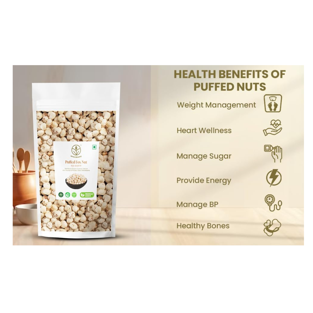 Shiva Organic Makhana Puffed Fox Nut