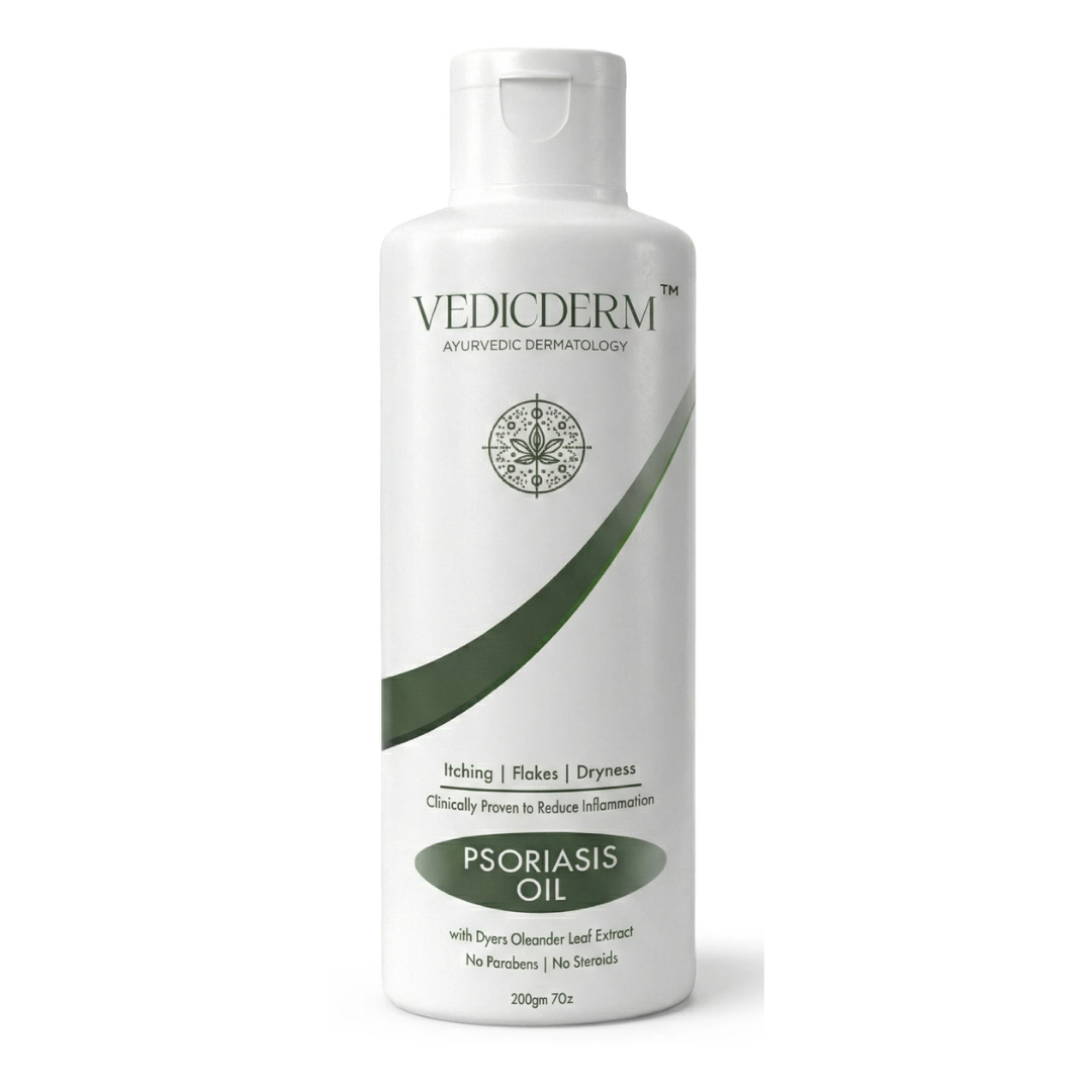VedicDerm Oleander's Oil for Psoriasis, Eczema, and Atopic Dermatitis