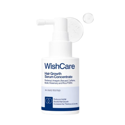 Wishcare Hair Growth Serum Concentrate + Multi Peptide Anti Hairfall Shampoo Combo