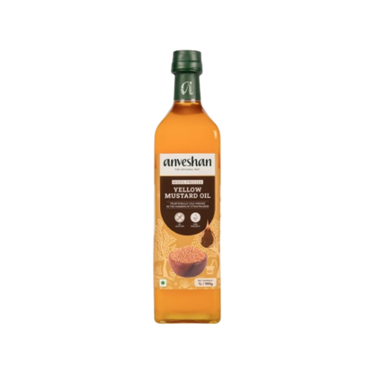 Anveshan Wood Pressed Yellow Mustard Oil