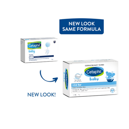 Cetaphil Baby Mild Bar Face & Body For Baby's Sensitive Skin