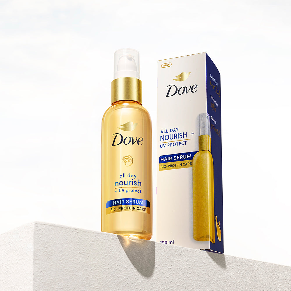 Dove  All Day Nourish + UV Protect  Hair Serum - 100 ml