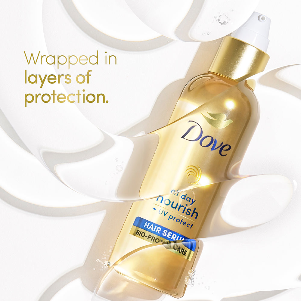 Dove  All Day Nourish + UV Protect  Hair Serum - 100 ml