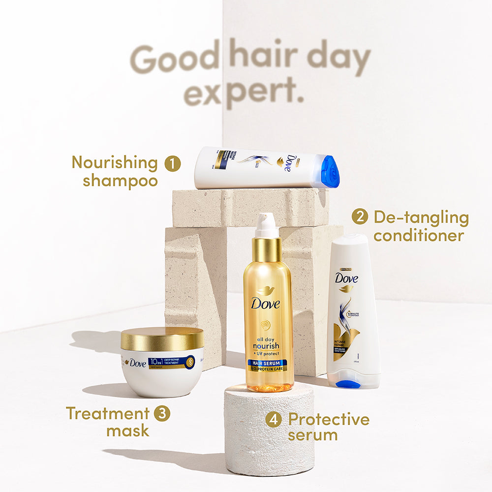 Dove  All Day Nourish + UV Protect  Hair Serum - 100 ml