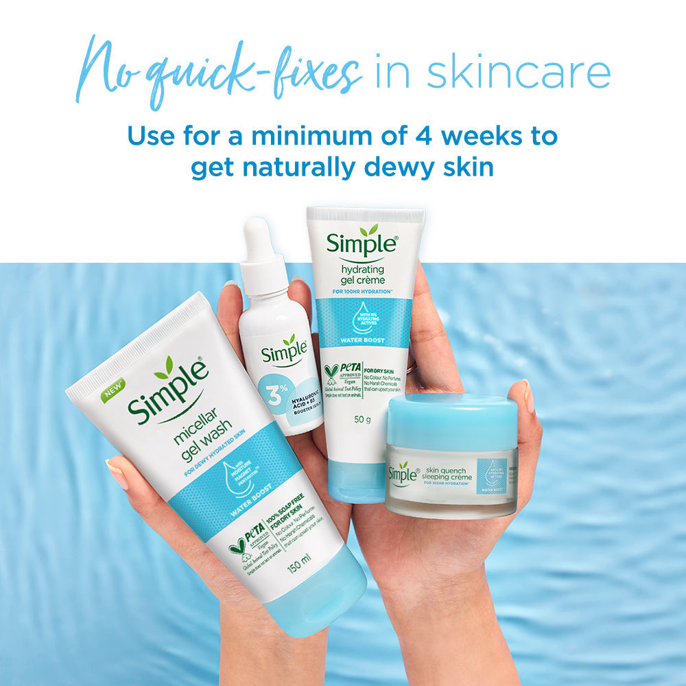 Simple Skincare Water Boost 100 Hour Intense Hydration Combo