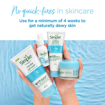Simple Skincare Water Boost 100 Hour Intense Hydration Combo