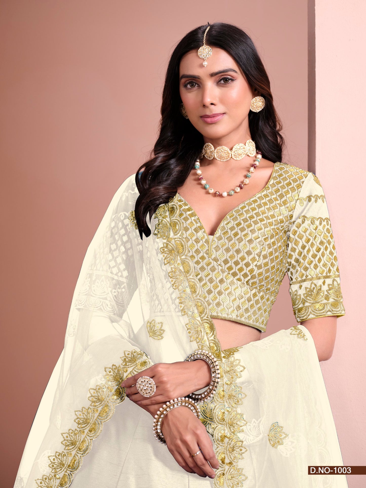 Anaita White Art Silk Designer Lehenga With Blouse