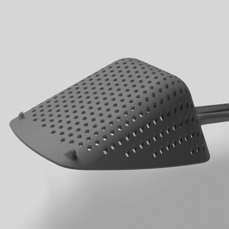 Scoop Plus Grey Colander with Silicone Handle