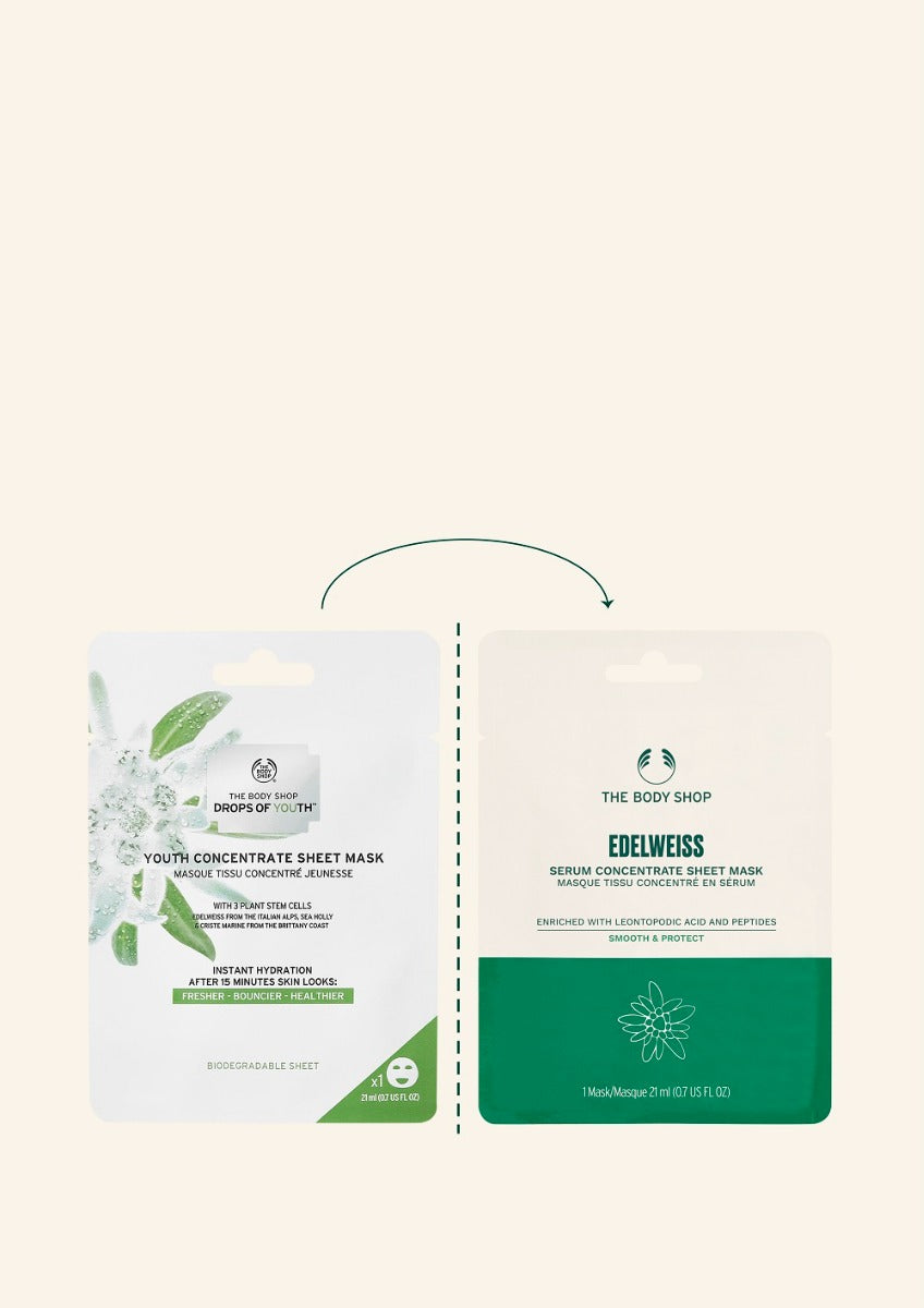 The Body Shop Edelweiss Serum Concentrate Sheet Mask - 21 ml