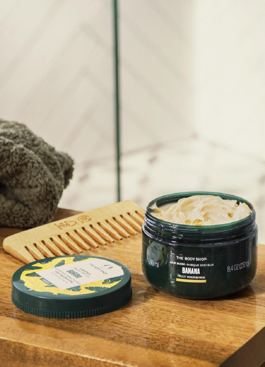 The Body Shop Banana Truly Nourishing Hair Mask - 240 ml