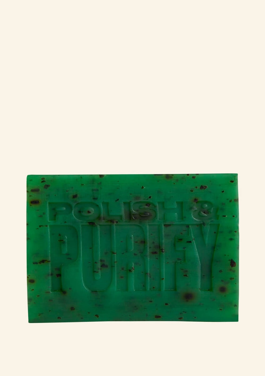 The Body Shop Tea Tree Cleansing Face & Body Slab - 150 gms