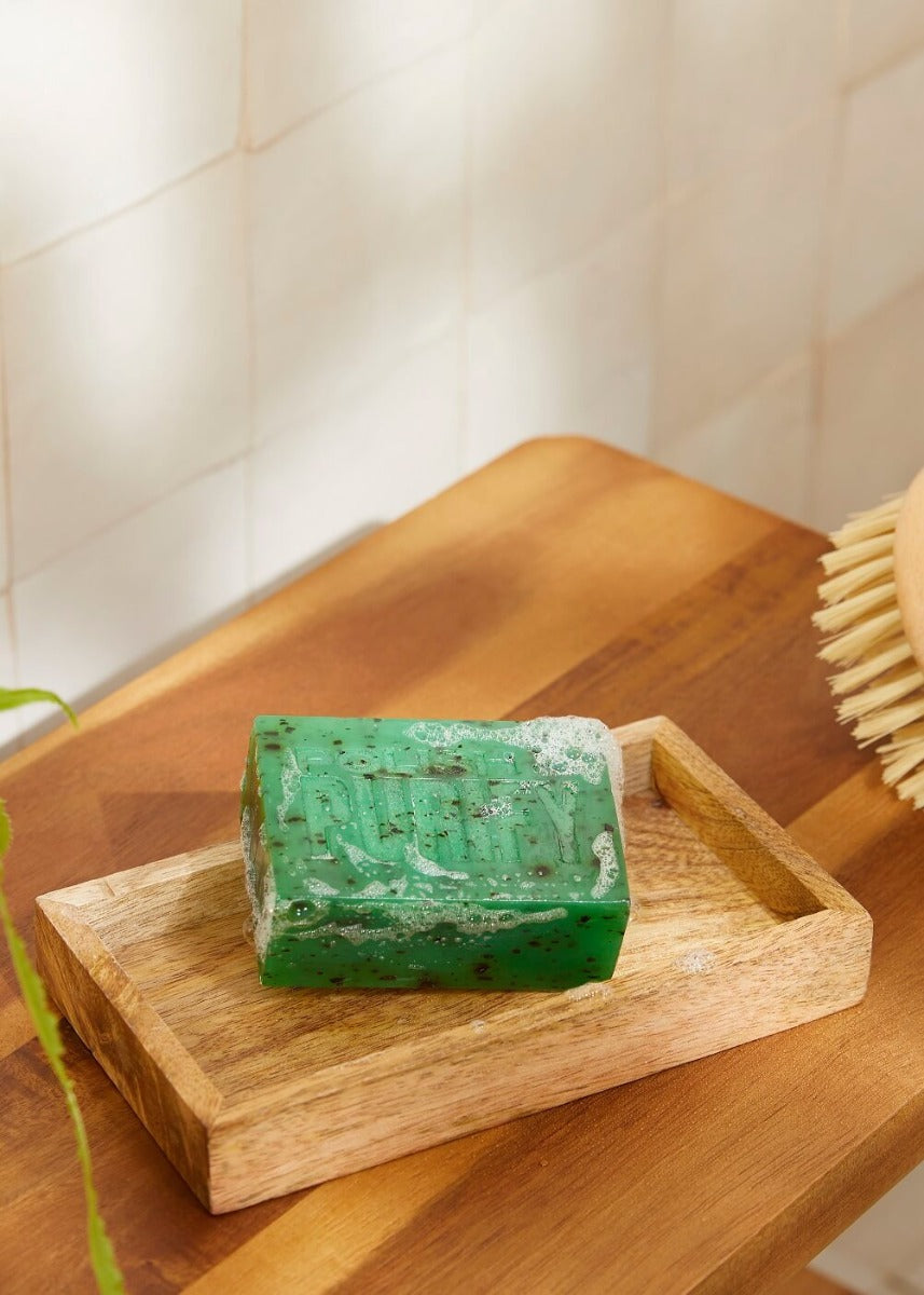 The Body Shop Tea Tree Cleansing Face & Body Slab - 150 gms