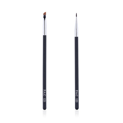 PAC Studio Eyeliner Brush Combo - 121 & 123