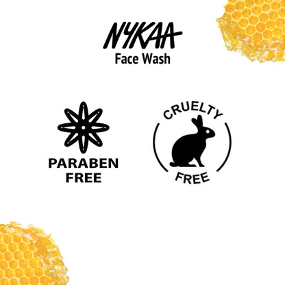 Nykaa Anti-Acne Face Wash With Salicylic Acid, Tea Tree & Neem - For Oily & Acne Prone Skin - Saffron Honey