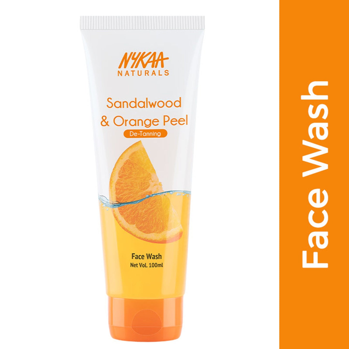 Nykaa Anti-Acne Face Wash With Salicylic Acid, Tea Tree & Neem - For Oily & Acne Prone Skin - Sandalwood Orange Peel