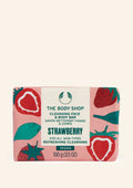 The Body Shop Strawberry Cleansing Face & Body Bar - 100 gms
