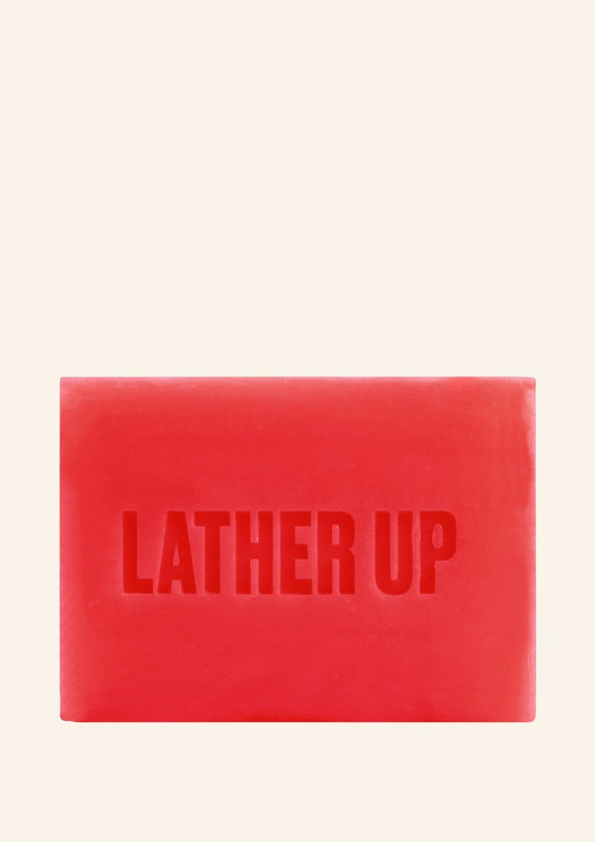 The Body Shop Strawberry Cleansing Face & Body Bar - 100 gms